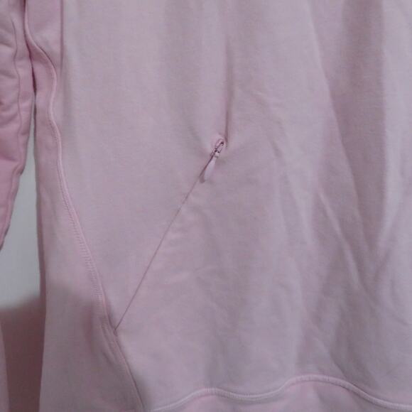 Ivivva Kids Sz 12/14 Pink Sweatshirt Front Pocket Thumbhole Stretchy Sweatshirt - Picture 4 of 6